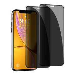 新品 覗き見防止 ガラスフィルム iphone 11Pro/Xs/X 用 強化保護フィルム【2枚セット】アイフォン x/xs/11pro 強化ガラス液晶保護フィルム 全面保護(プライバシー保護フィルム/気泡ゼロ/割れない/5.8 インチ)