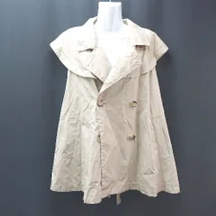 ◇ ◎ mystic フロントボタン ポケットあり カジュアル おしゃれ 長袖 ジャケット サイズ1 ベージュ レディース E  【1308290011478】