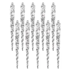 【数量限定】デコレーション クリスマスオーナメント ドロップ つらら インテリア 飾り クリスマス 装飾 12本セット 氷柱 (A) オーナメント クリスマスツリー