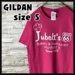 US古着/GILDAN/Tシャツ/半袖/プリント/S/ピンク
