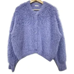 GUジーユー　ファー アウター ジャケット パープル