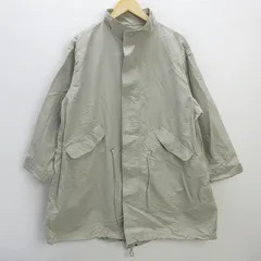 G■アーバンリサーチ/URBAN RESEARCH DOOR スタンドカラーモッズコート【1】ベージュ/LADIES/88【中古】■