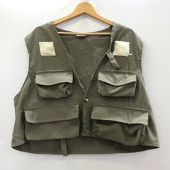 フィッシングベスト ハンティング ビンテージ メンズ XG/XL カーキ グリーン