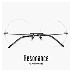 【新品】 レゾナンス ブルーライトカット レンズ FLASH Hex c1 / Resonance by METRONOME レゾナンス by メトロノーム / ツーポイント ブルーライト カット 度なし メガネ サングラス REIN2209-2 uvカットのサムネイル
