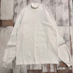 CAMBER  キャンバー 長袖Tシャツ ロンT カットソー モックネック ナチュラル　ホワイト 無地　USA製のサムネイル
