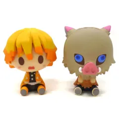 【中古】トレーディングフィギュア 我妻善逸・嘴平伊之助 ちょこのっこ フィギュア 「一番くじ 鬼滅の刃 ～弐～」 D賞