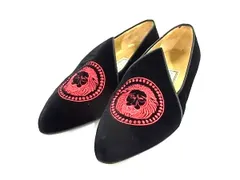 ■美品■ GIANNI VERSACE ジャンニ ヴェルサーチ スエード パンプス サイズ 34 1/2(約21.5cm) 靴 シューズ ブラック系 DK5791のサムネイル