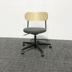 展示品□内田洋行□エムユー□ワークチェア□オーク材□プライウッド 