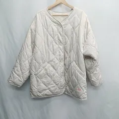 ◇ ⊆ Java カジュアル　キルティング 長袖 ジャケット サイズXL クリーム系 メンズ E  【1505220000988】