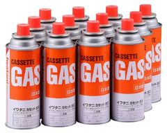 イワタニ　ガスボンベ 12本入り CB-250-OR キャンプ BBQ 野外活動 庭 お祭り 備え イベント ピクニック 夏 備蓄 災害 遭難 非常 ガスコンロ防災グッズ地震対策非常用緊急避難災害準備用品災害グッズ緊急用震災対策サバイバ
