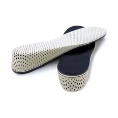 [ルドルフ] シークレット インソール 中敷き 22.5cm～27.0cm 衝撃吸収 身長アップ かかと (ホワイト 2cm ×2組)