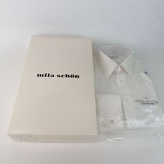 【mila schon】ミラショーン ワイシャツ ホワイト オーダー M.F. メンズ【中古】9-46
