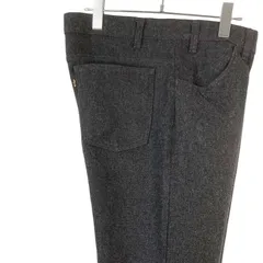 90sUSA製リーバイスLEVI'Sスラックスパンツ灰色チャコールグレー無地vintageヴィンテージ40118