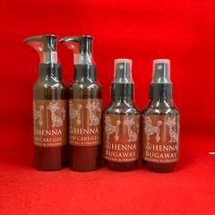 トリプルA　ヘナ･パウケアジェル　100ml×2本・ヘナ･バグアゥエー　100ml×2本　肉球ケア　虫よけ