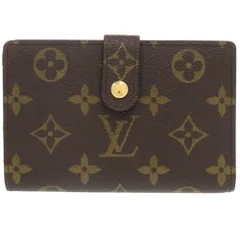美品 ルイ ヴィトン ポルト モネ ビエ ヴィエノワ モノグラム M61663 ブラウン 二つ折り財布 LV 0785 LOUIS VUITTON