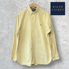 ラルフローレン　RALPH LAUREN CLASSIC FIT  オックスフォードシャツ　イエロー　サイズL