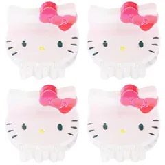 ハローキティ ミニヘアクリップ 4個セット オーロラ サンリオ sanrio キャラクター