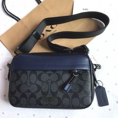 COACH コーチバッグ F83265 チャコール×カデット ショルダーバッグ 斜めがけバッグ アウトレット品 保存袋付属 新品未使用
