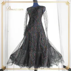 【美品 社交ダンス衣装】ブラック×豪華フリル prima boutique 2025年最新】prima boutiqueの人気アイテム - メルカリ