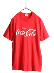 【お得なクーポン配布中!】 80s USA製 コカコーラ プリント Tシャツ M 企業物 当時物 ビンテージ