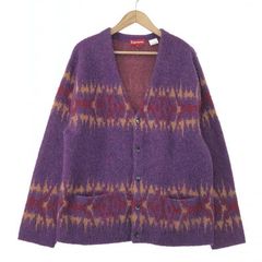 シュプリーム モヘアカーディガン Abstract Stripe 定価以下 - メルカリ