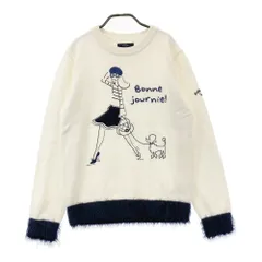 サイズ：L CALLAWAY キャロウェイ  ニットセーター ウール混 ファー切替  ホワイト系 [240101492922] ゴルフウェア レディース ストスト