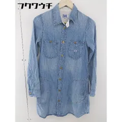 ◇ Lee リー × URBAN RESEARCH ROSSO ロッソ 長袖 ミニ デニム シャツ ワンピース サイズM インディゴ レディース  【中古】 【1107060023709】