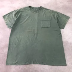 FRUIT OF THE LOOM フルーツオブザルーム Tシャツ 半袖 古着 USED Vintage ヴィンテージ アメカジ シンプル 無地 胸ポケット 淡色 くすみカラー