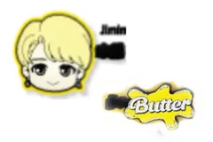 【送料無料】【TinyTAN】【タイニータン】ラバー前髪クリップ【JIMIN】【ジミン】【Butter】【BTS】【防弾少年団】【バンタン】【army】【韓国】【ヘアピン】【ピン】【クリップ】【髪の毛】【ヘアアクセサリー】【2個入り】【2個セット】【雑貨】【