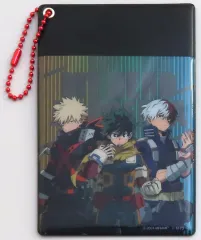 【中古】財布・パスケース 緑谷出久＆爆豪勝己＆轟焦凍 パスケース 「劇場版 僕のヒーローアカデミア THE MOVIE ユアネクスト」 劇場グッズ