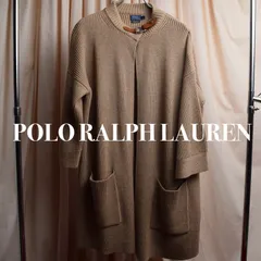 ポロラルフローレン　ニットオーバーサイズポンチョカーディガン　POLO Ralph Lauren Buckle Closure Design Ribbed Cardigan