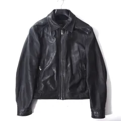 HUGO BOSS ラムレザー シングルライダース ブラウン 50 HUGO BOSS ラムレザー シングルライダース ブラウン 50