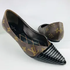 美品　LOUIS VUITTON ブラック フラットシューズ　37 楽天市場】【靴】LOUIS VUITTON ルイ ヴィトン バレエシューズ