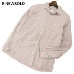 R.NEWBOLD ポールスミス 通年★ 長袖 ワーク チェック シャツ Sz.M　メンズ