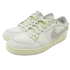 ナイキ × ユニオン Air Jordan 1 エアジョーダン1 Low KO スニーカー DO8912-101 キャンバス 白 ホワイト 27.5cm