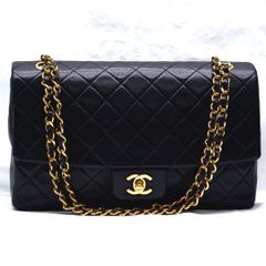 CHANEL シャネル マトラッセ  ラムスキンターンロック ダブルフラップ チェーンショルダー