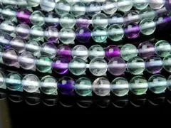 AA 4mm フローライト １連（約38cm） パワーストーン 天然石 _LR36