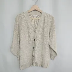 ◇ ⊇ ITEMS URBAN RESEARCH アイテムズアーバンリサーチ 長袖 カーディガン サイズFree オフホワイト系 レディース E  【1409100060843】
