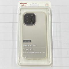 docomo iPhone13Pro ソフトケース/フロストクリア AYA79343