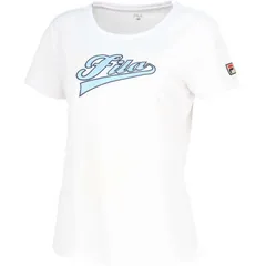 フィラ アップリケTシャツ(レディース) M ホワイト #VL2866-01 FILA 新品 未使用