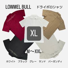 【新作】ローメルブル　ドライポロシャツ　男女兼用XLサイズ　LOWMEL BULLのサムネイル