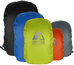 [Unigear] リュックカバー レインカバー 雨よけ ザックカバー 防水カバー ２倍以上の防水 耐水圧5000mm 夜間反射 アウトドア 通勤 通学 梅雨対策 収納袋一体化 超軽量 5カラー 5サイズ 15L-80L