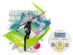 【中古】アクリルスタンド・アクリルパネル 初音ミク レーシングver.(2022) アクリルスタンド 「HATSUNE MIKU GT PROJECT 15th ANNIVERSARY!くじ」 A賞