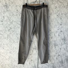 BROWNY STANDARD ブラウニースタンダード　ジャガーパンツ　【M】　黒　ブラック　グレー　ウエストゴム　裾ゴム　薄手　カジュアル　春夏　タック　ポケット