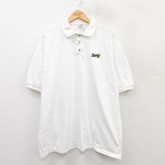 XL/古着 半袖 ポロ シャツ メンズ 90s コアントロー 大きいサイズ コットン 白 ホワイト 25jul07 中古 トップス
