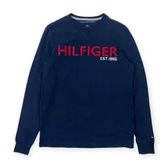 TOMMY HILFIGER トミーヒルフィガー 長袖 トレーナー シャツ S/ネイビー系 メンズ