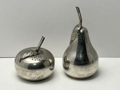 Vintage Hanle Kirk Pewter 塩胡椒入れ