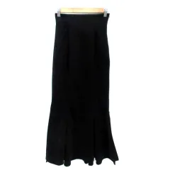 ラウアー LAUIR マーメイドスカート タイトスカート ロング丈 マキシ丈 M 黒 ブラック /HO22