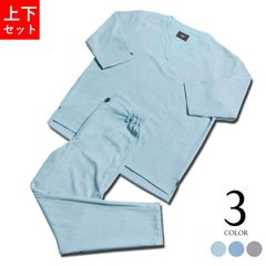 キーネックシャツセットアップ セットアップ メンズ スーツ 上下セット Tシャツ 無地