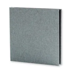 Neutral Zenith スクラップブック フォトアルバム 貼るタイプ 写真 記念日 粘着式 手作り 大容量 (グレー) [グレー]